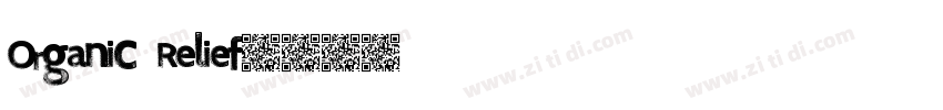 Organic Relief字体转换